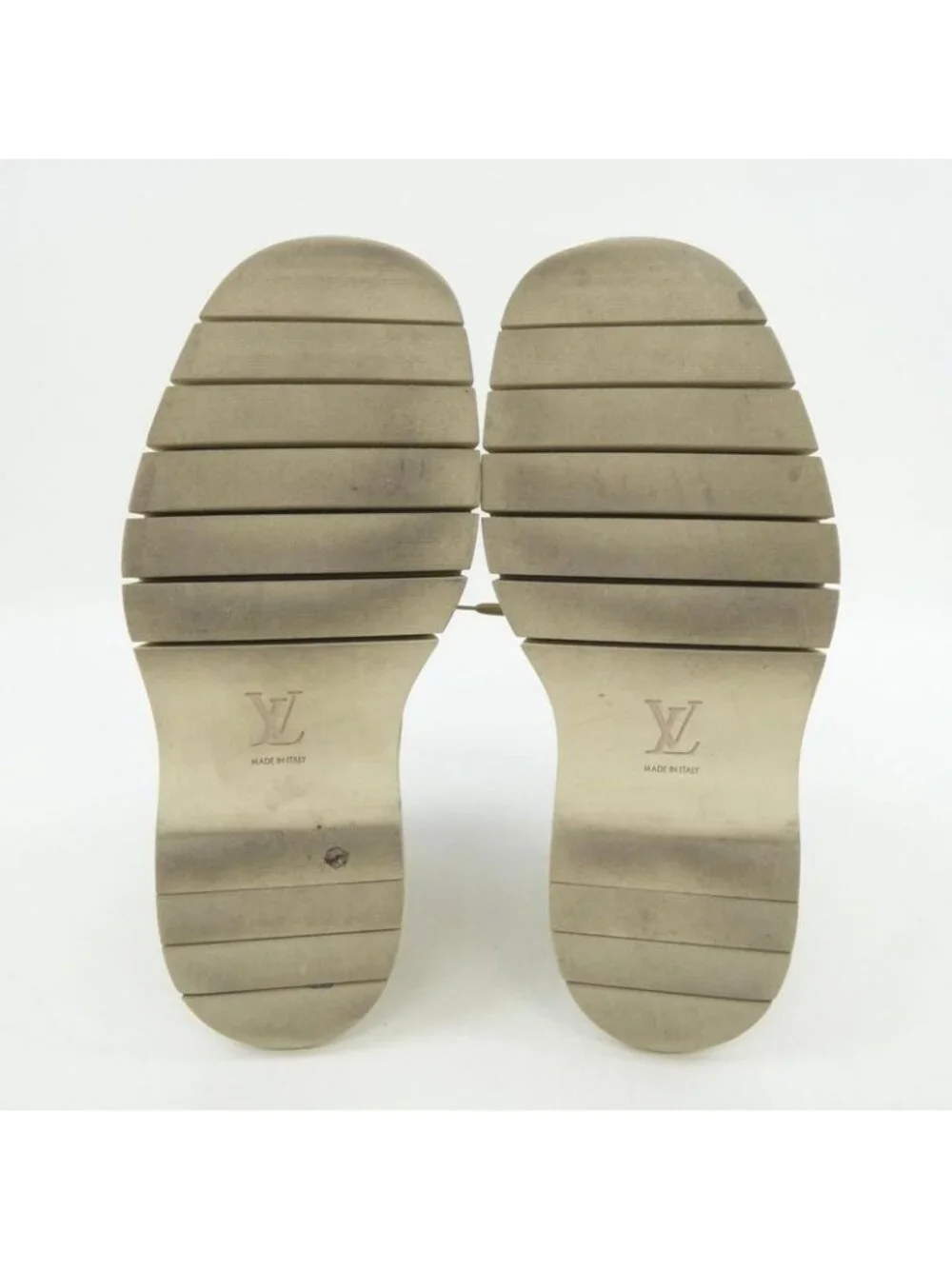 Louis Vuitton Bm0292 Size 7.5 Beige Boots - Picture 4 of 6
